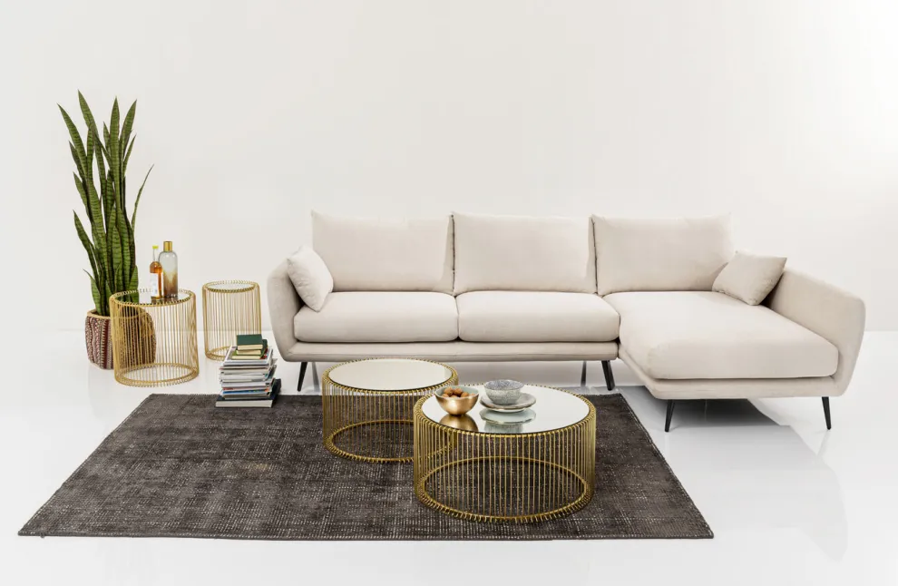 Hoekbank Amalfi Rechts Creme 275cm