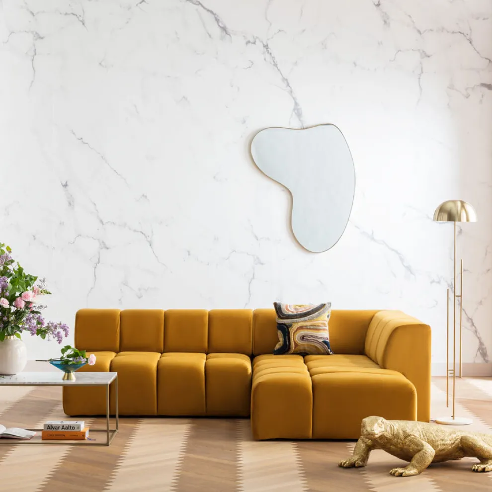 Hoekbank Belami Amber Rechts