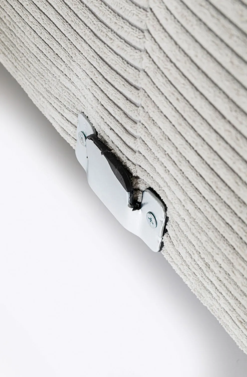 Hoekbank Gianni Cord Grijs Links