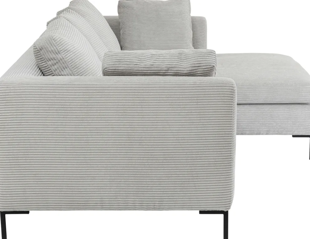 Hoekbank Gianni Cord Grijs Rechts
