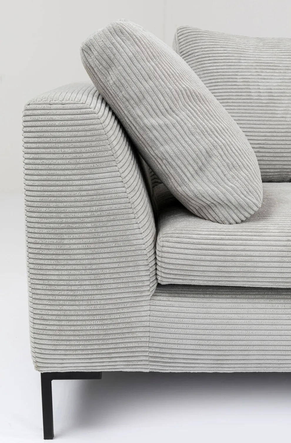 Hoekbank Gianni Cord Grijs Rechts