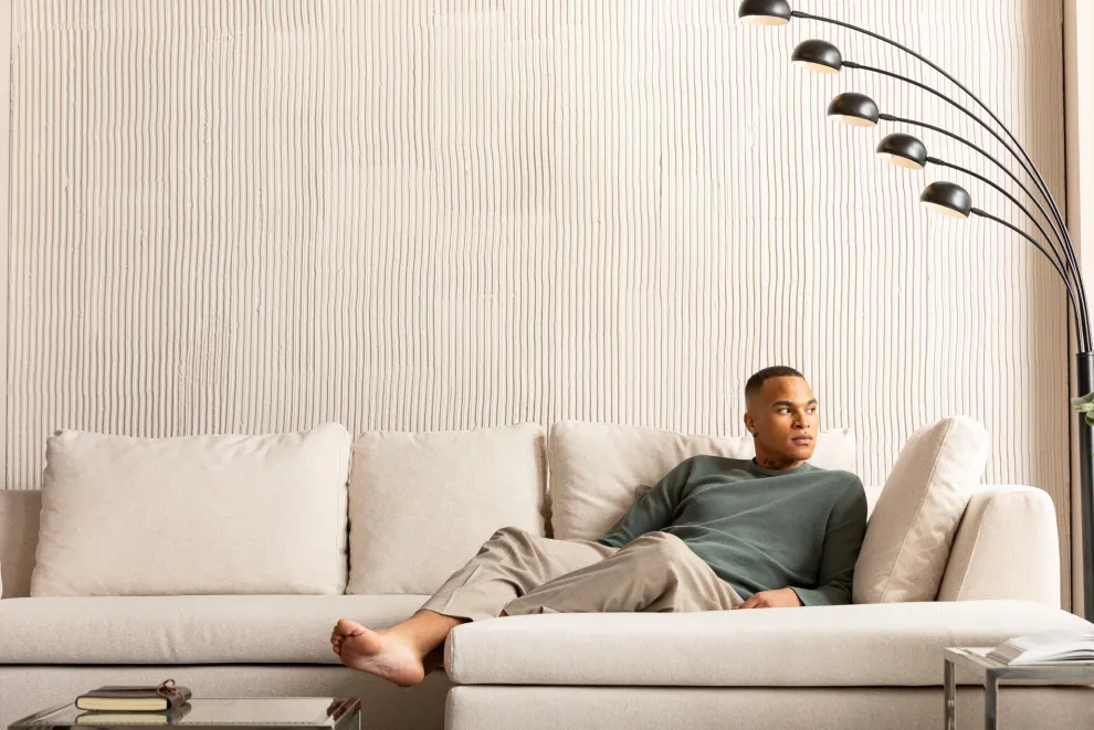 Hoekbank Gianni Crème Rechts