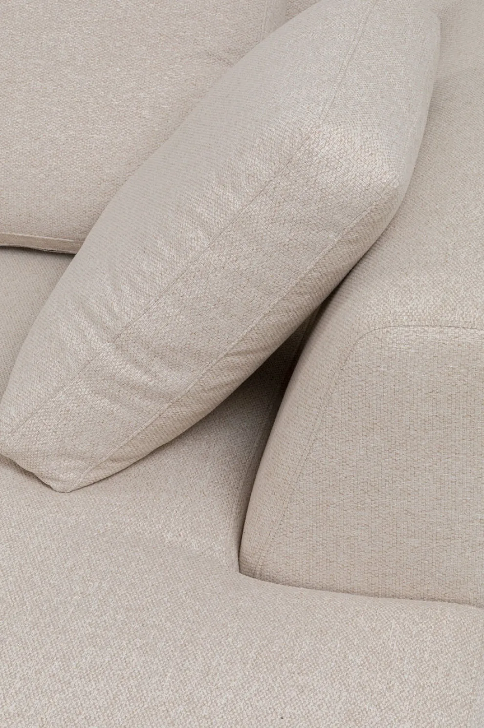 Hoekbank Gianni Crème Rechts