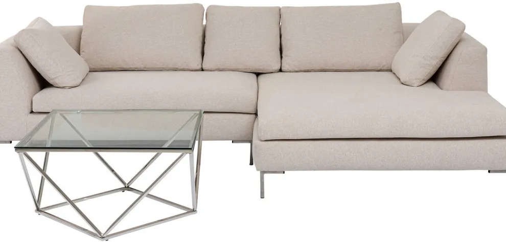 Hoekbank Gianni Crème Rechts