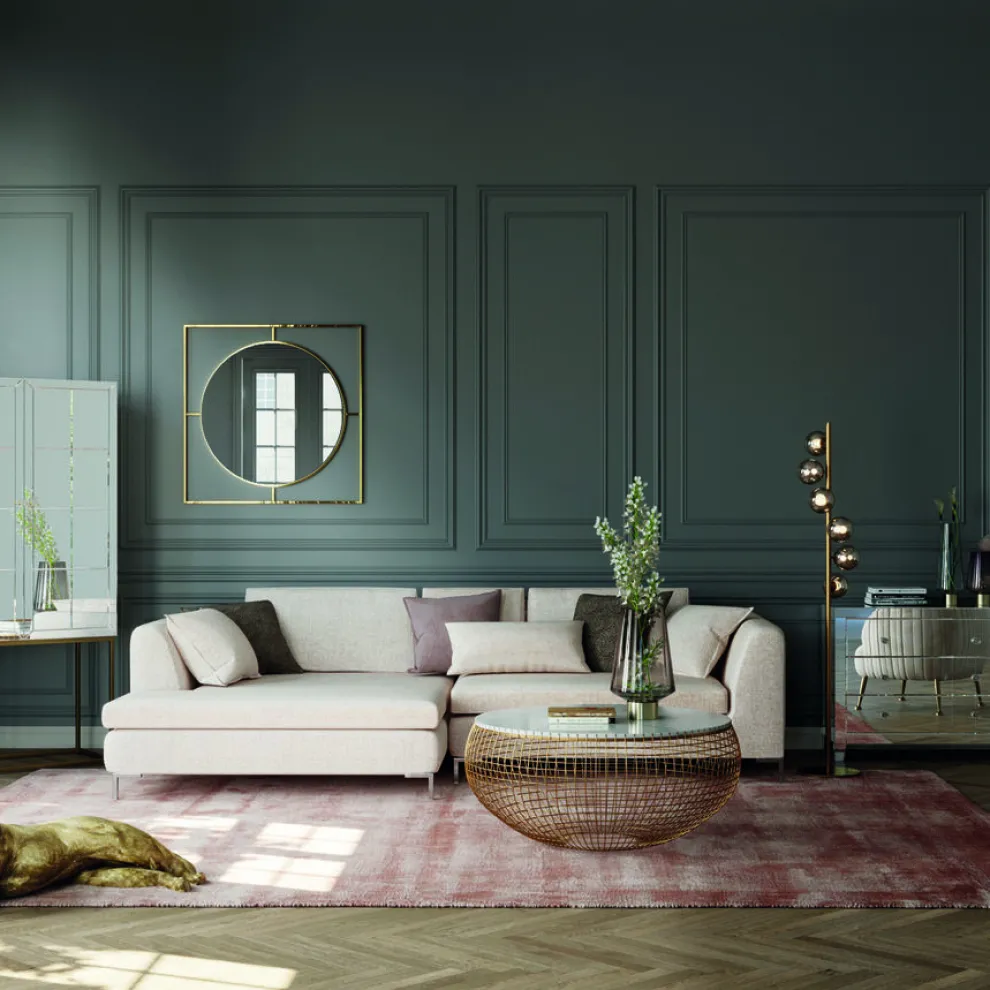 Hoekbank Gianni Creme Links