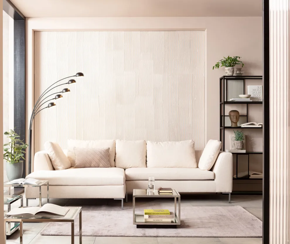 Hoekbank Gianni Creme Links