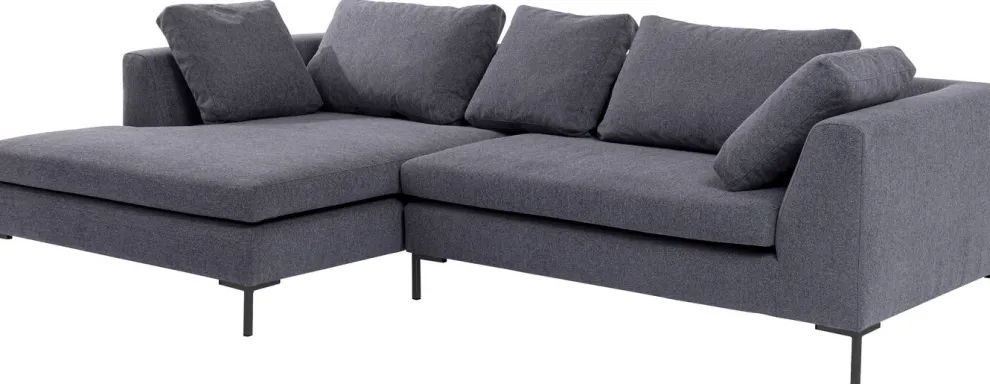 Hoekbank Gianni Grijs Links