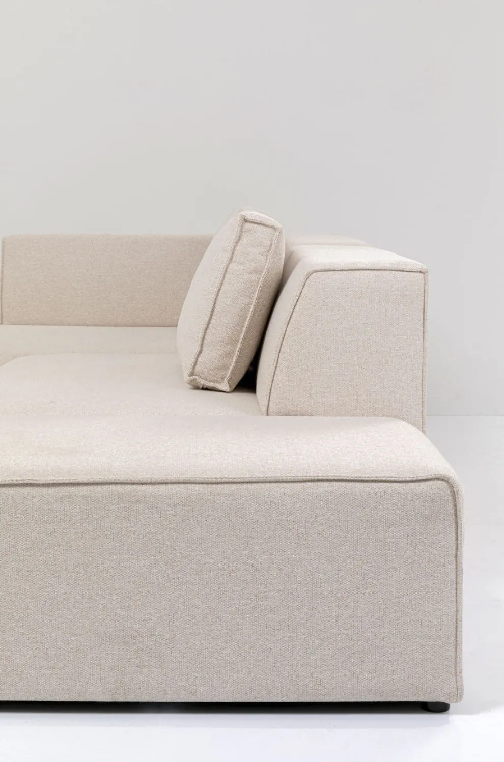 Hoekbank Infinity Ottomane Creme Links