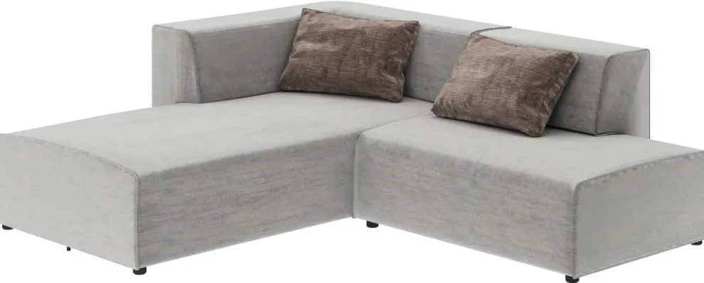 Hoekbank Infinity Boston Grijs 237cm