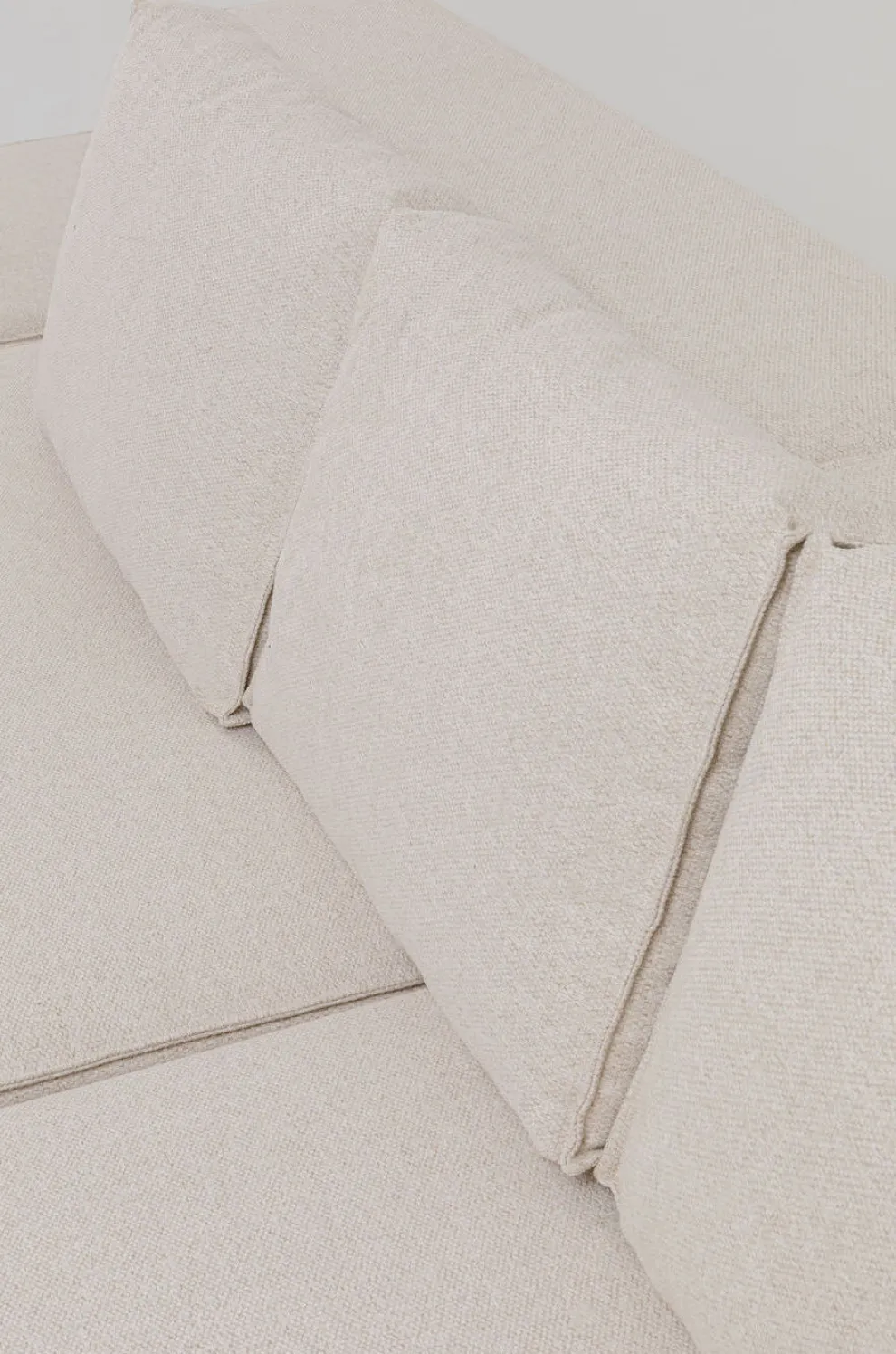 Hoekbank Infinity Ottomane Crème Rechts