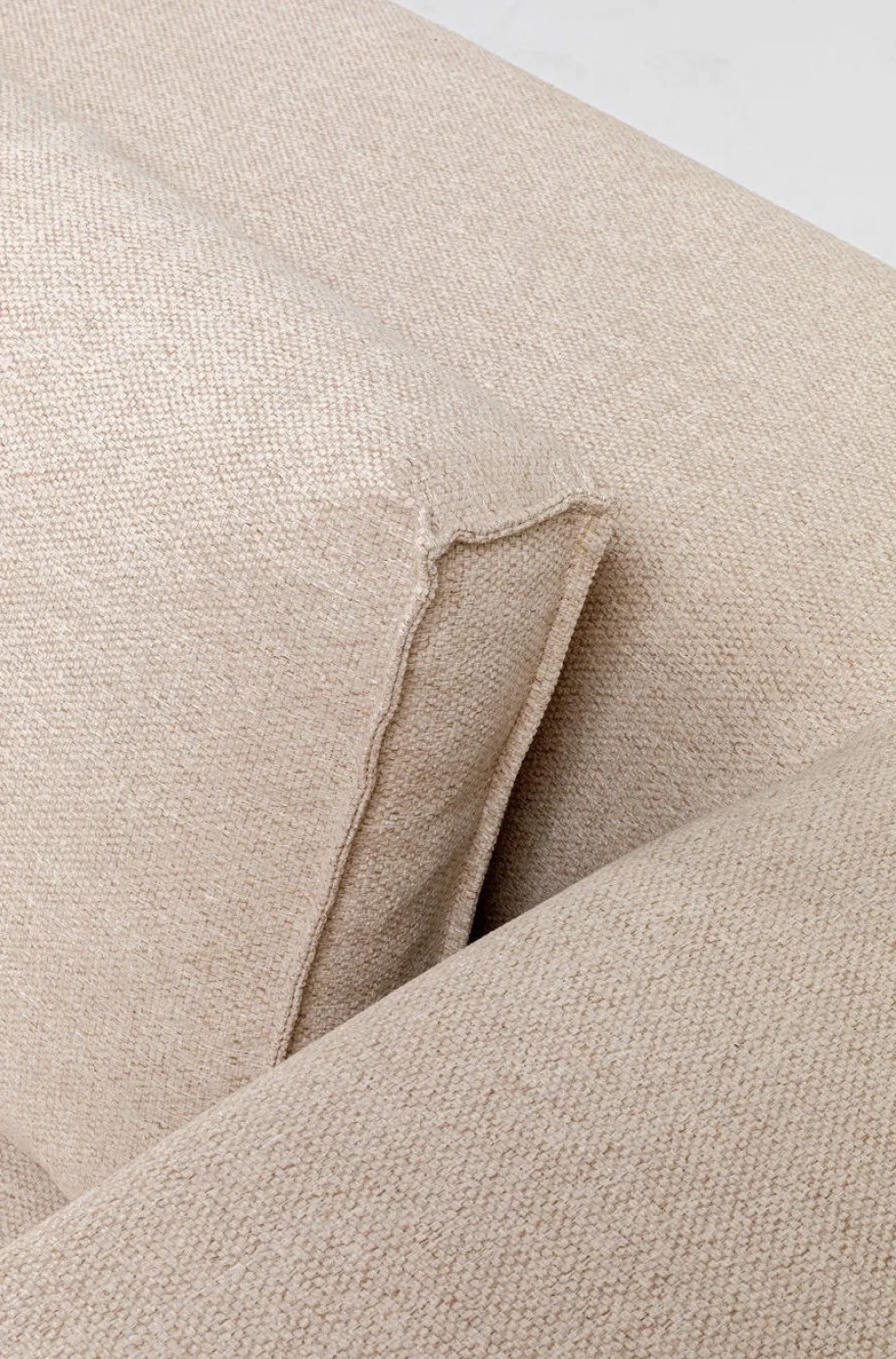 Hoekbank Infinity Ottomane Crème Rechts