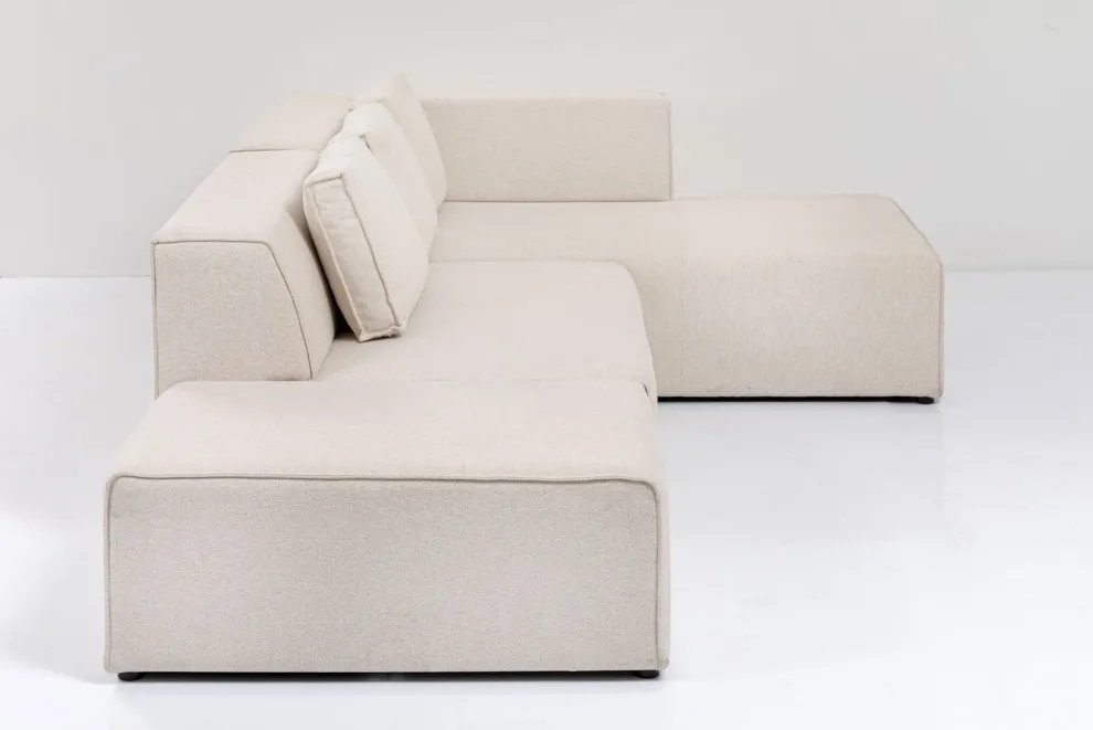 Hoekbank Infinity Ottomane Crème Rechts
