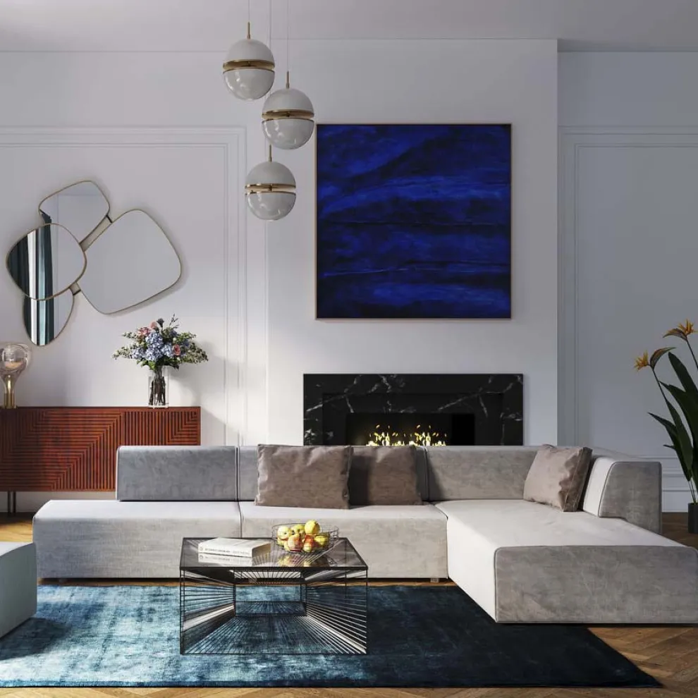 Hoekbank Infinity Ottomane Grijs Rechts