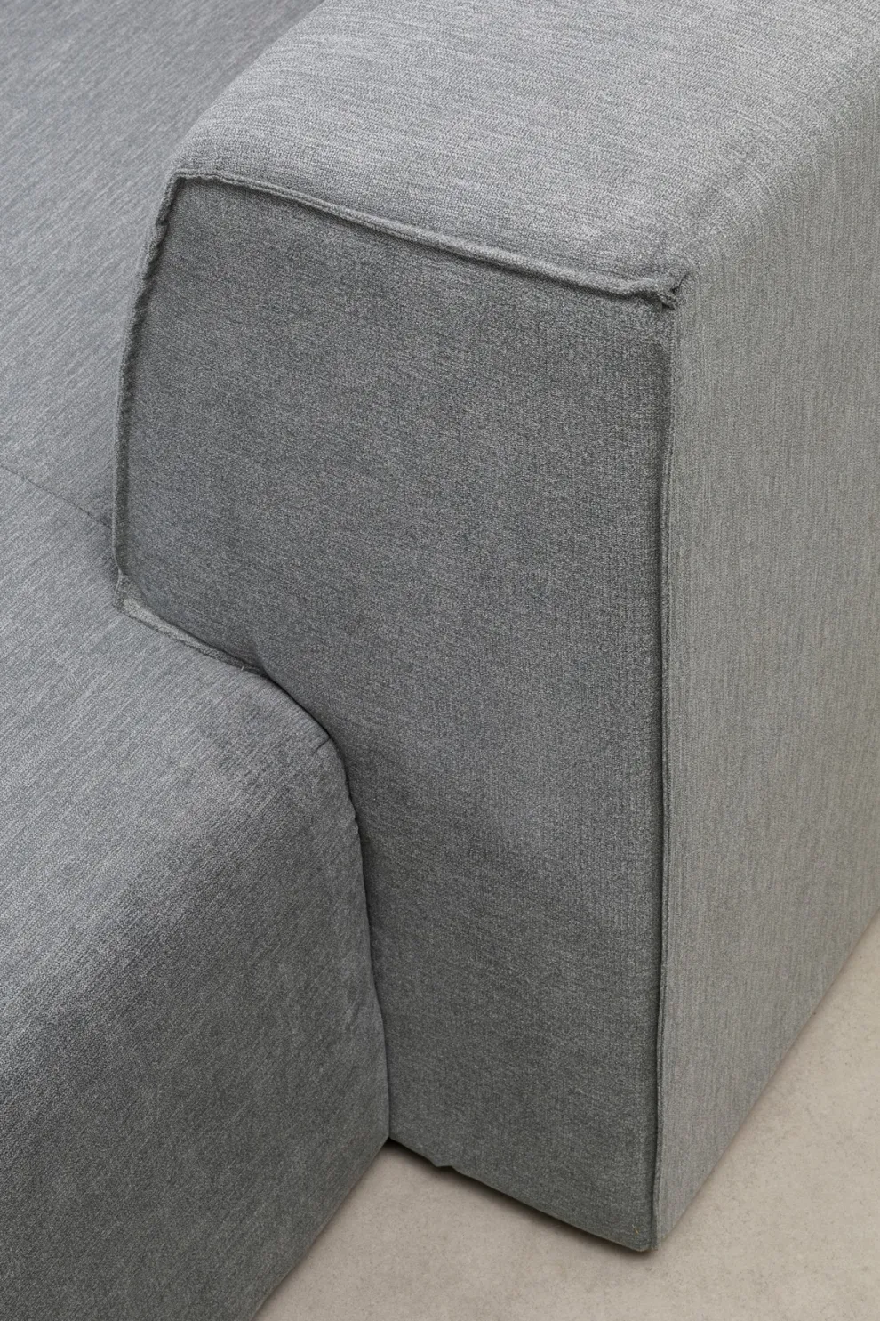 Hoekbank Infinity Ottomane Grijs Rechts