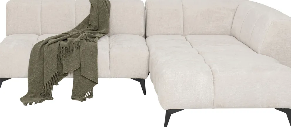 Hoekbank Nia Creme Right 250cm