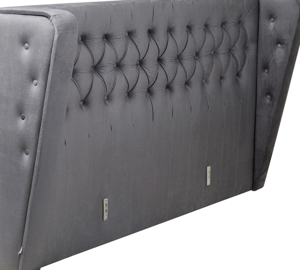 Hoofdbord Benito Moon Grey 180cm