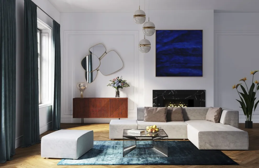 Infinity 2-Zits Elements Grijs 100cm