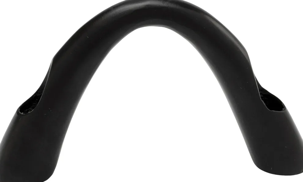 Kaarsenhouder Bow Duo Zwart 13cm