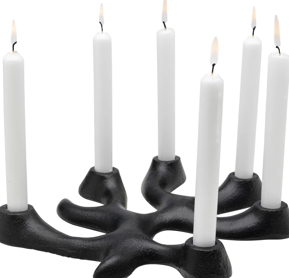 Kandelaar Corallo Black 4cm