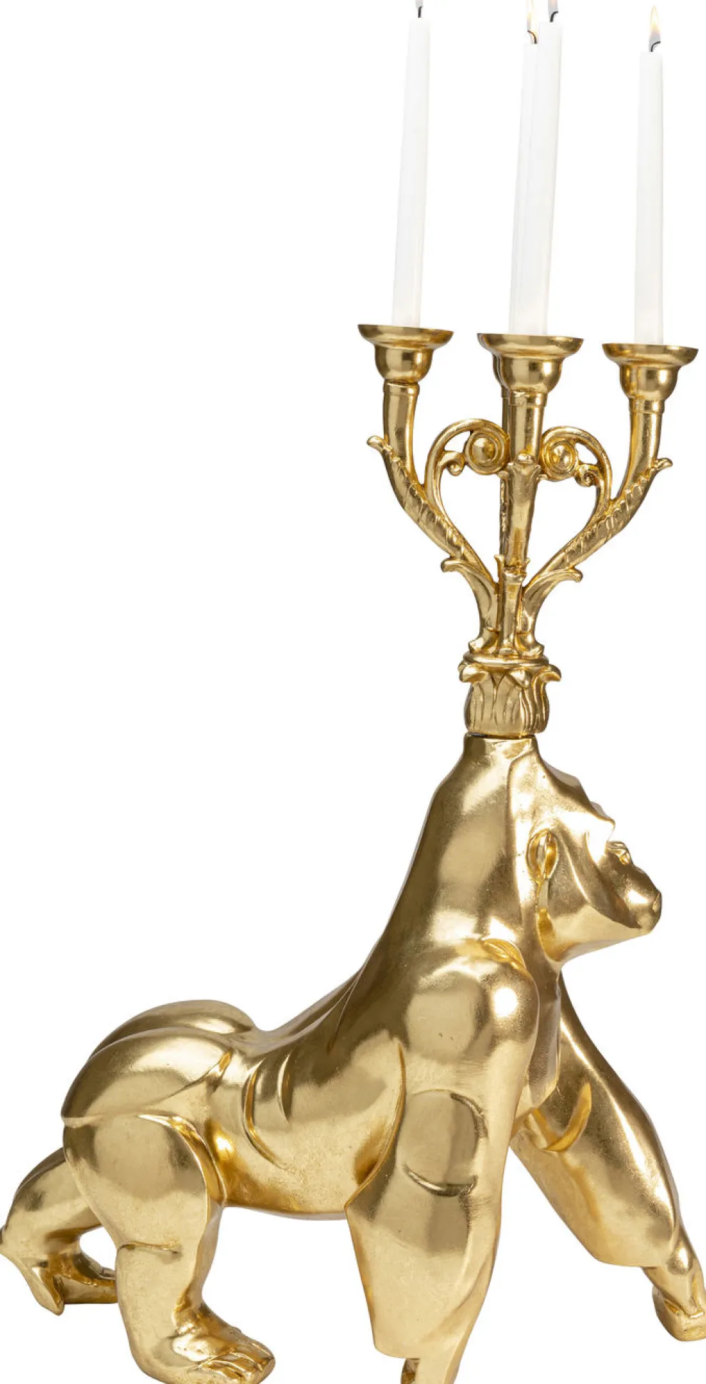 Kandelaar Gorilla Goud