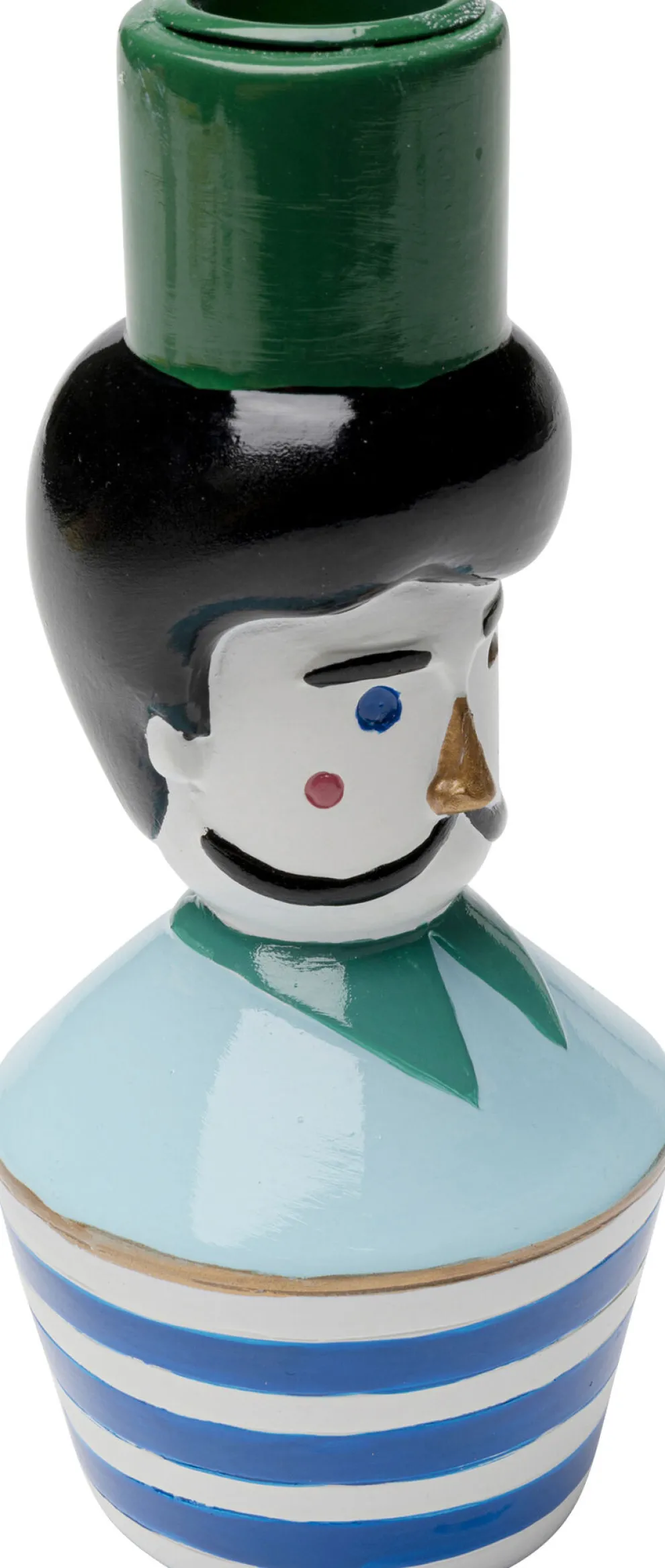 Kandelaar Monsieur Mustache 16cm