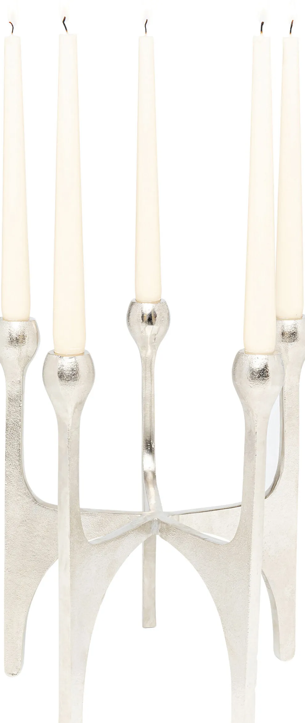 Kandelaar Stacky Silver 31cm