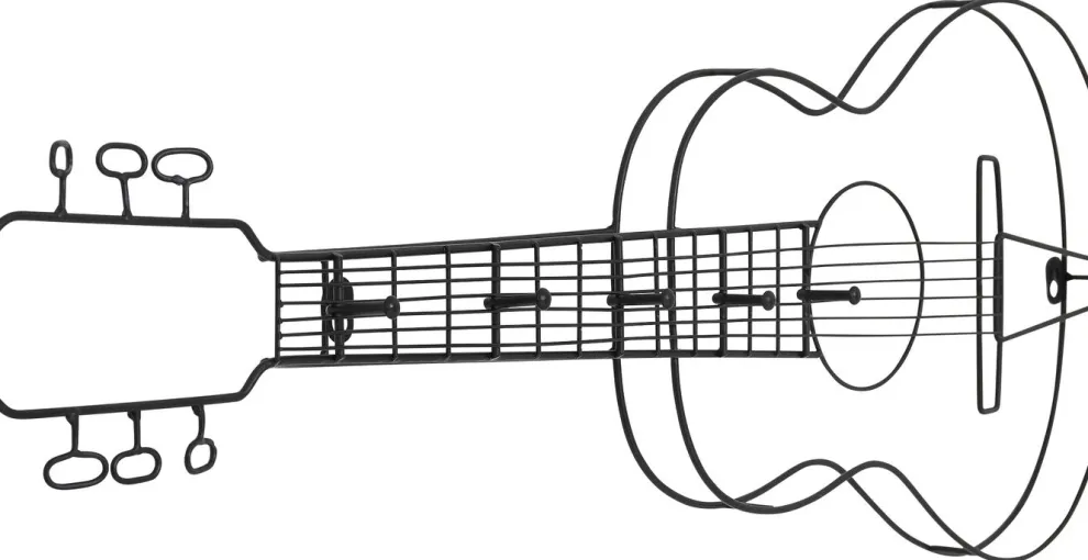 Kapstok Guitar 81cm