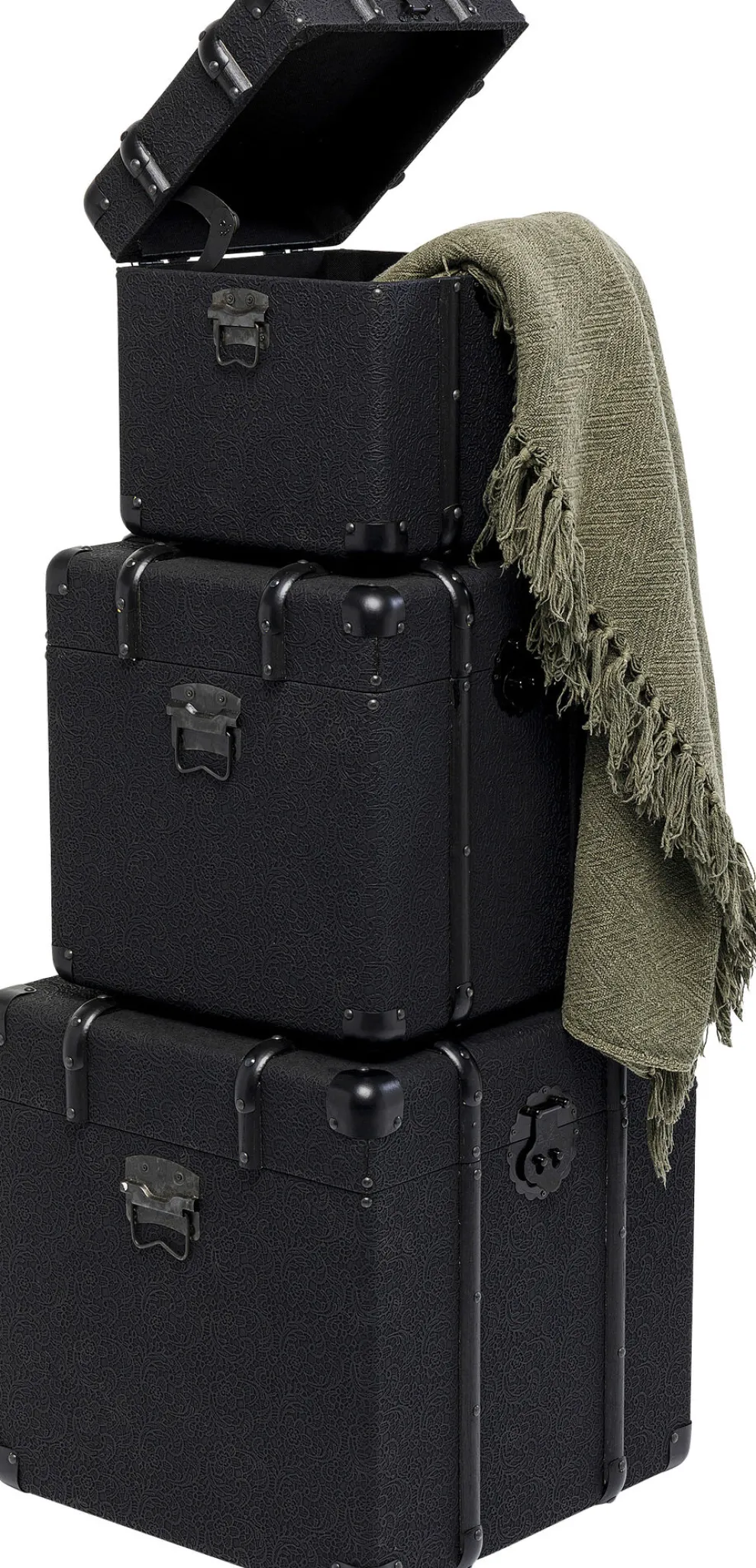 Koffer Voyage Black (3/set)