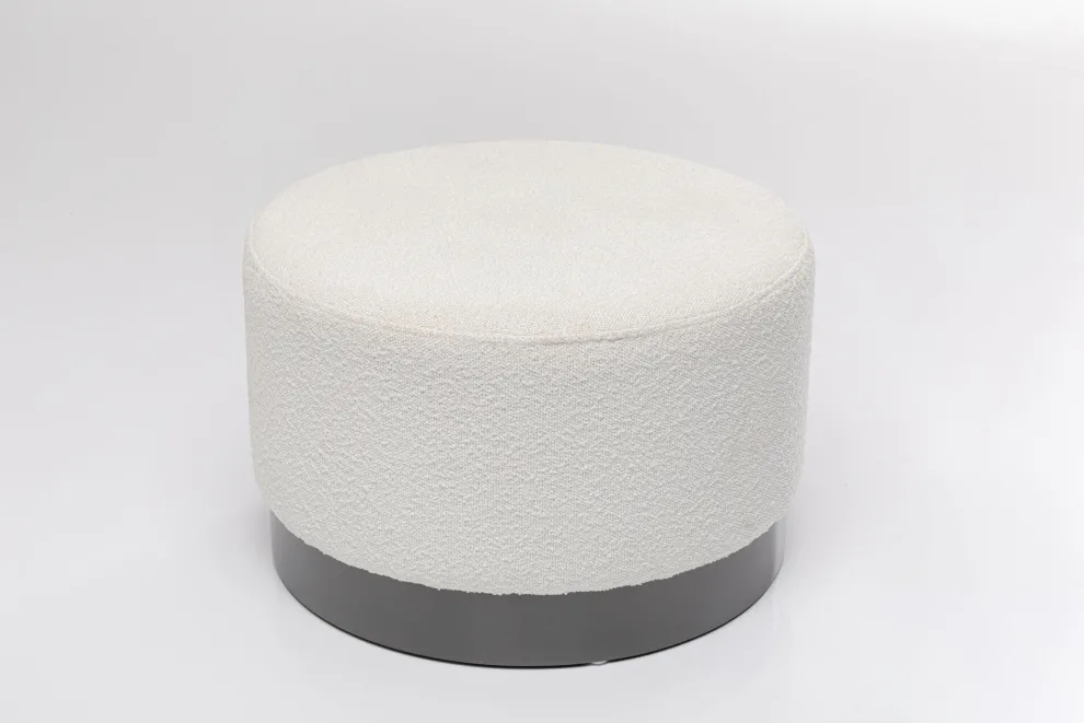 Kruk Cherry Boucle Creme Smoke Ø55cm