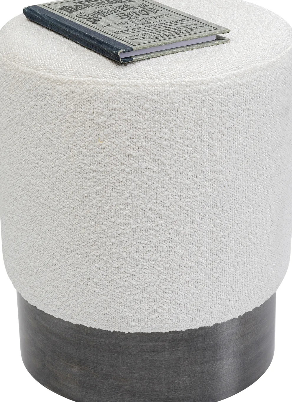 Kruk Cherry Boucle Cream Smoke Ø35cm