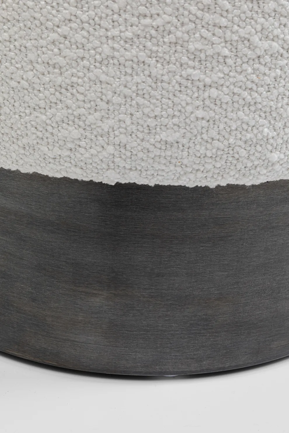 Kruk Cherry Boucle Cream Smoke Ø35cm