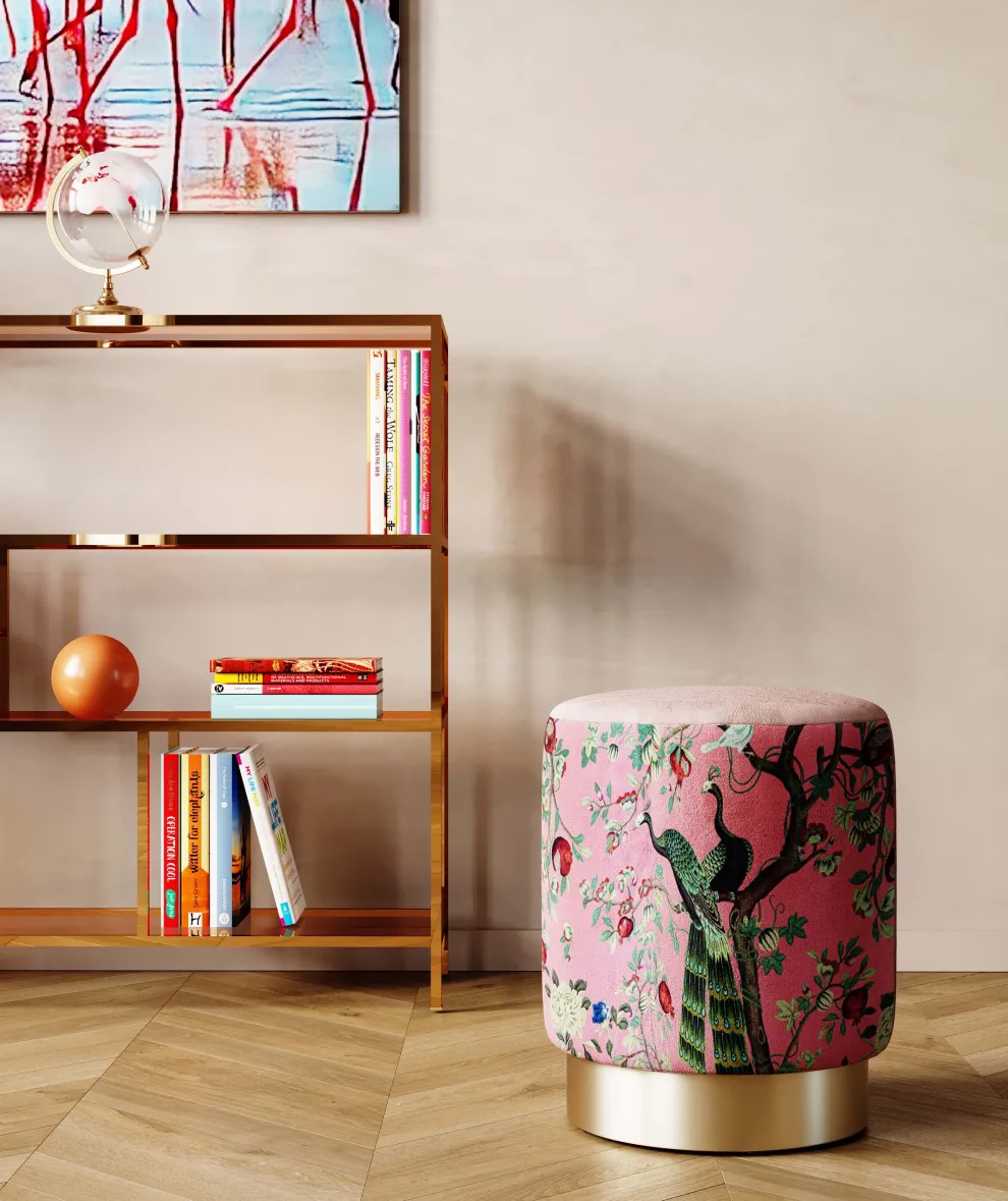 Kruk Cherry Peacock Brass Ø32cm