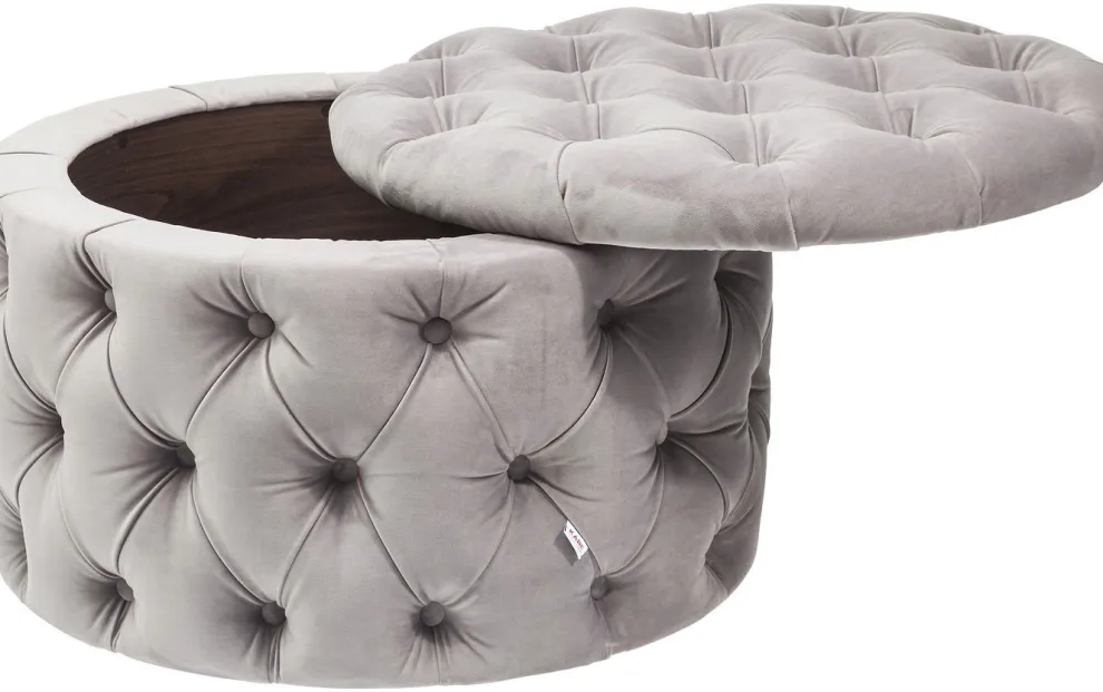 Kruk Desire Rond Zilvergrijs