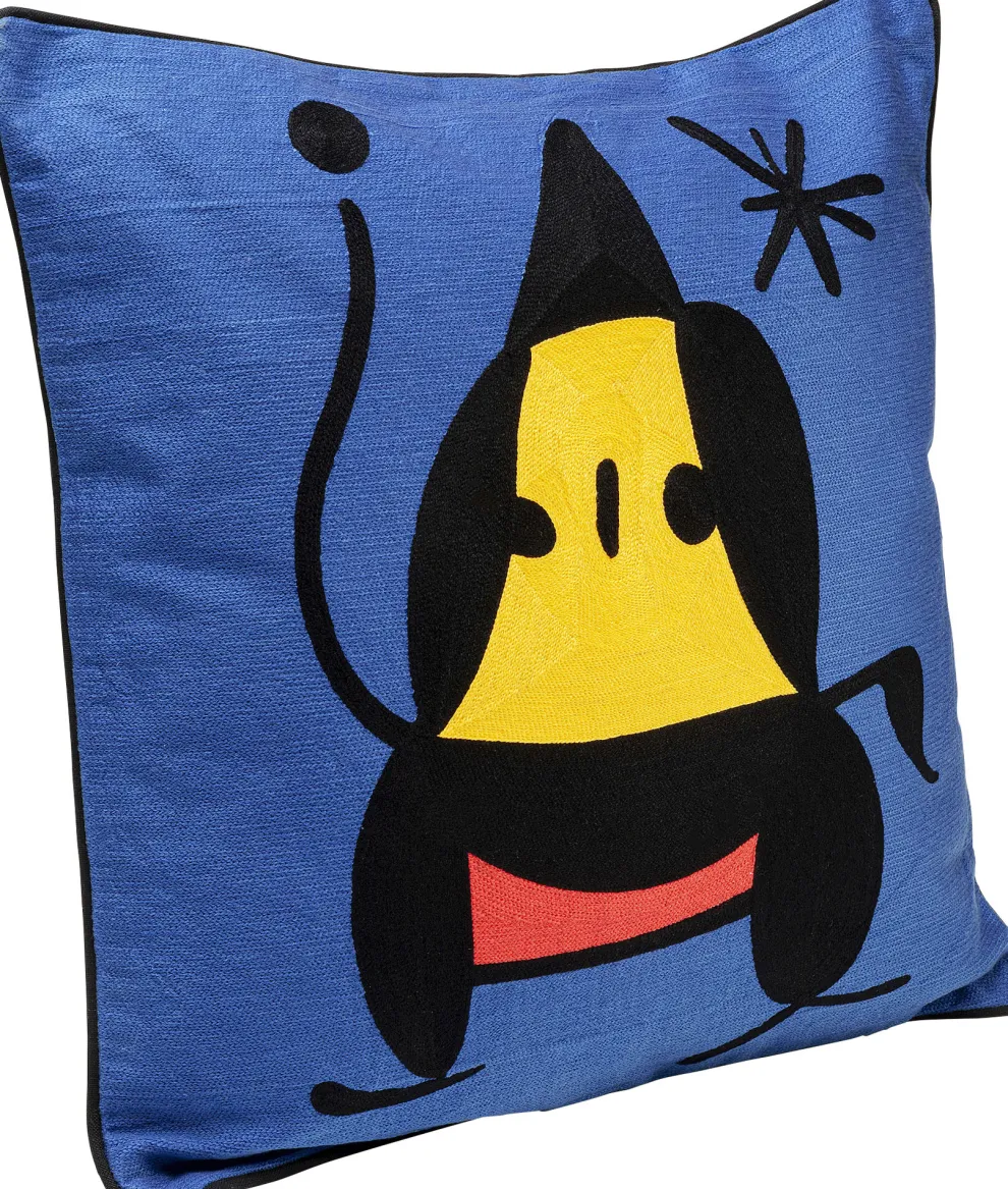 Kussen Art Line Blauw 50x50cm