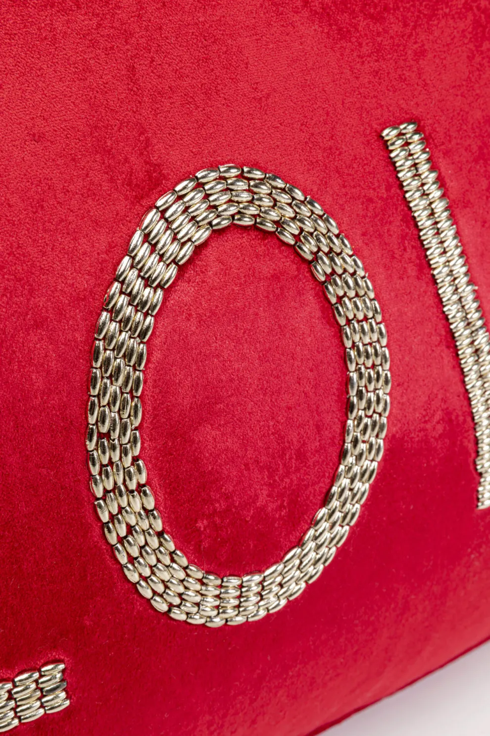 Kussen Beads Love Red 36x60cm