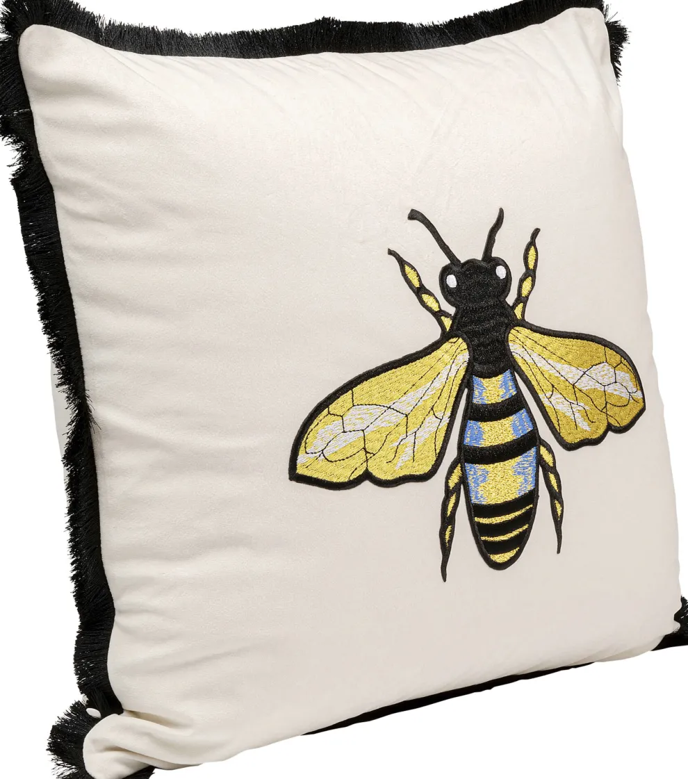 Kussen Bee Wit 45x45cm