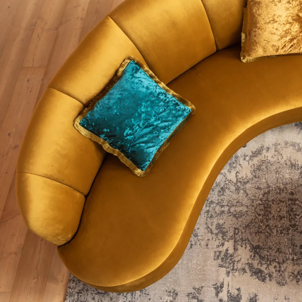 Kussen Cannes Petrol-Blauw 45x45cm