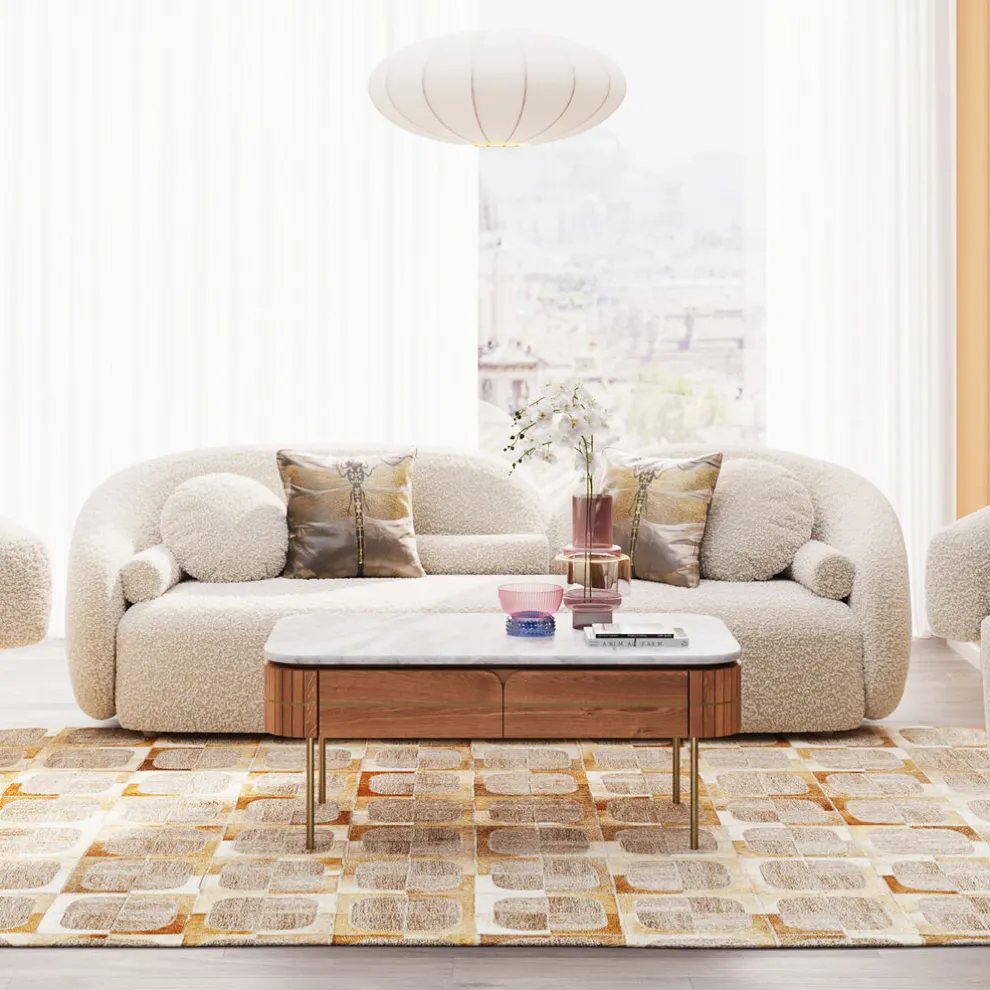 Kussen Glitter Dragonfly Brown 40x40cm