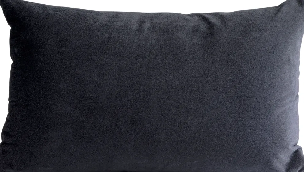 Kussen Grete Plaid Black 50x30cm