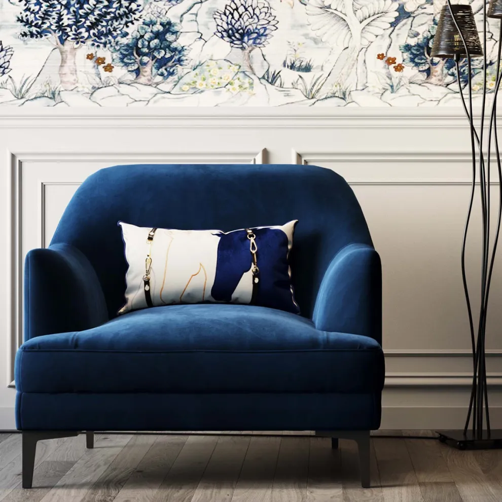 Kussen Horseface 28x50cm