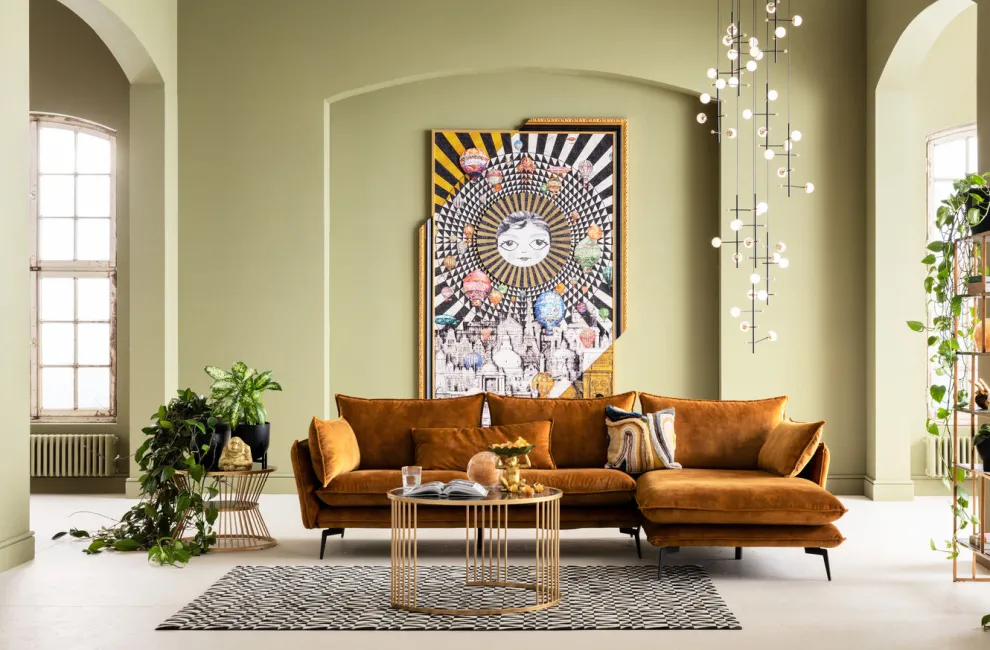 Kussen Lava Bruin 45x45cm