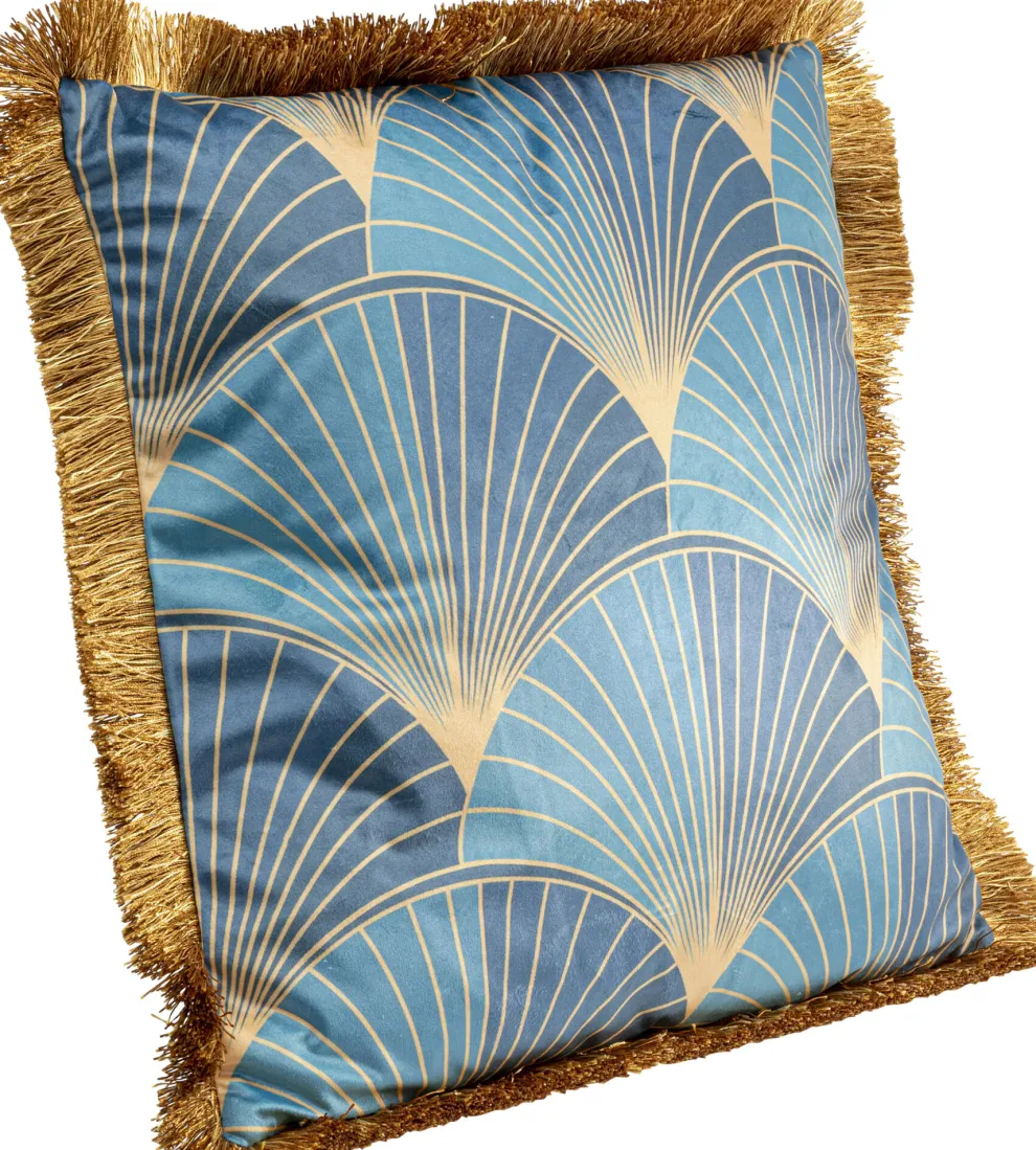 Kussen Leaves Fringe 45x45cm