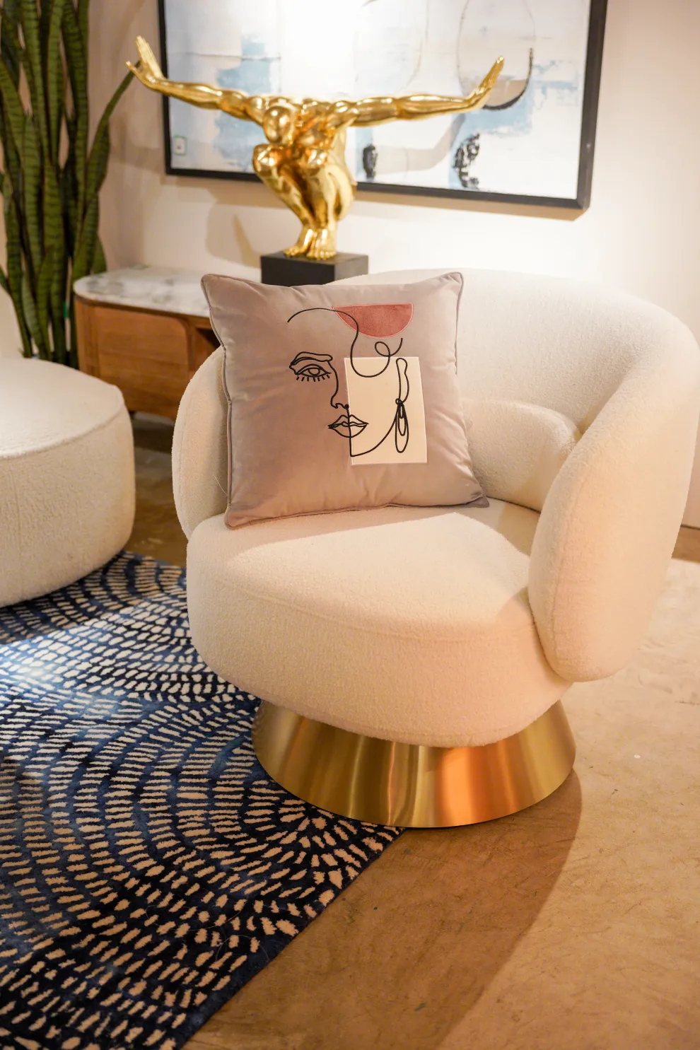 Kussen Mademoiselle 45x45cm