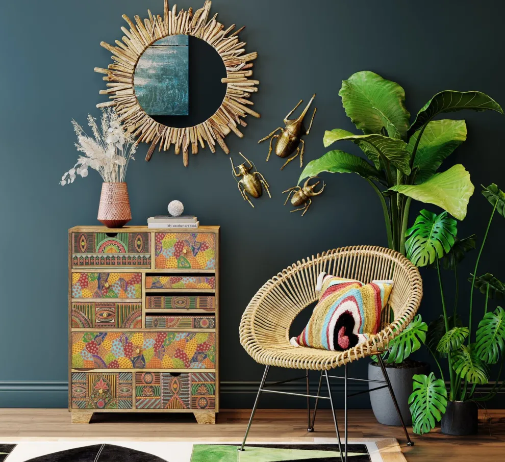 Kussen Waves Multi 45x45cm