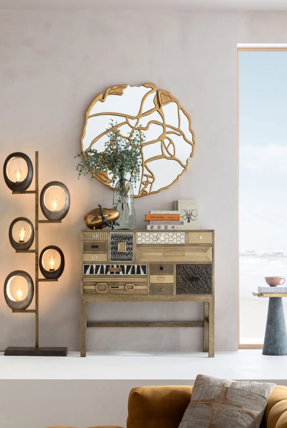 Ladekast Chalet Gold 13 Drawers