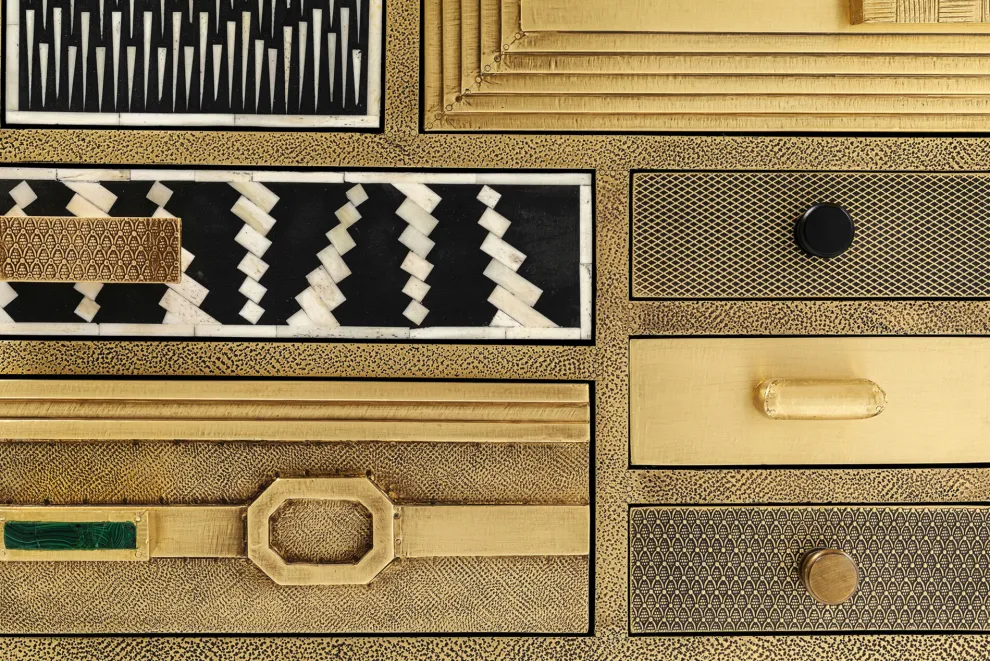 Ladekast Chalet Gold 13 Drawers