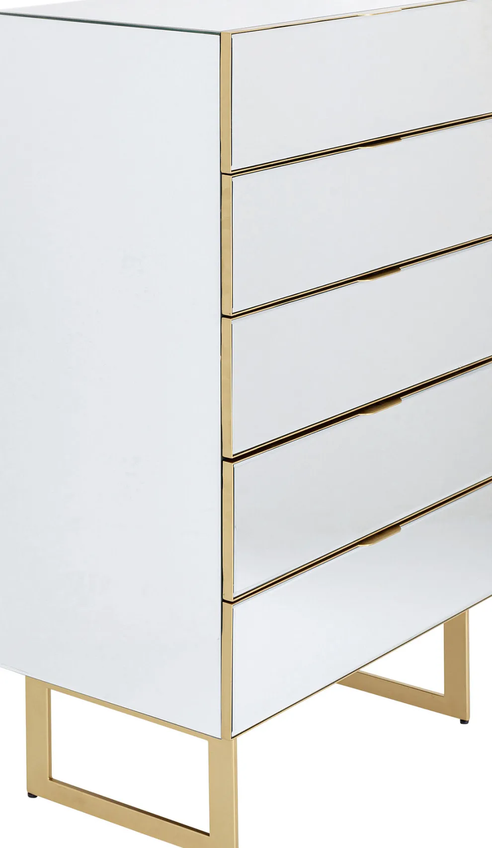 Ladekast Soran 5 Laden Gold 65x114cm