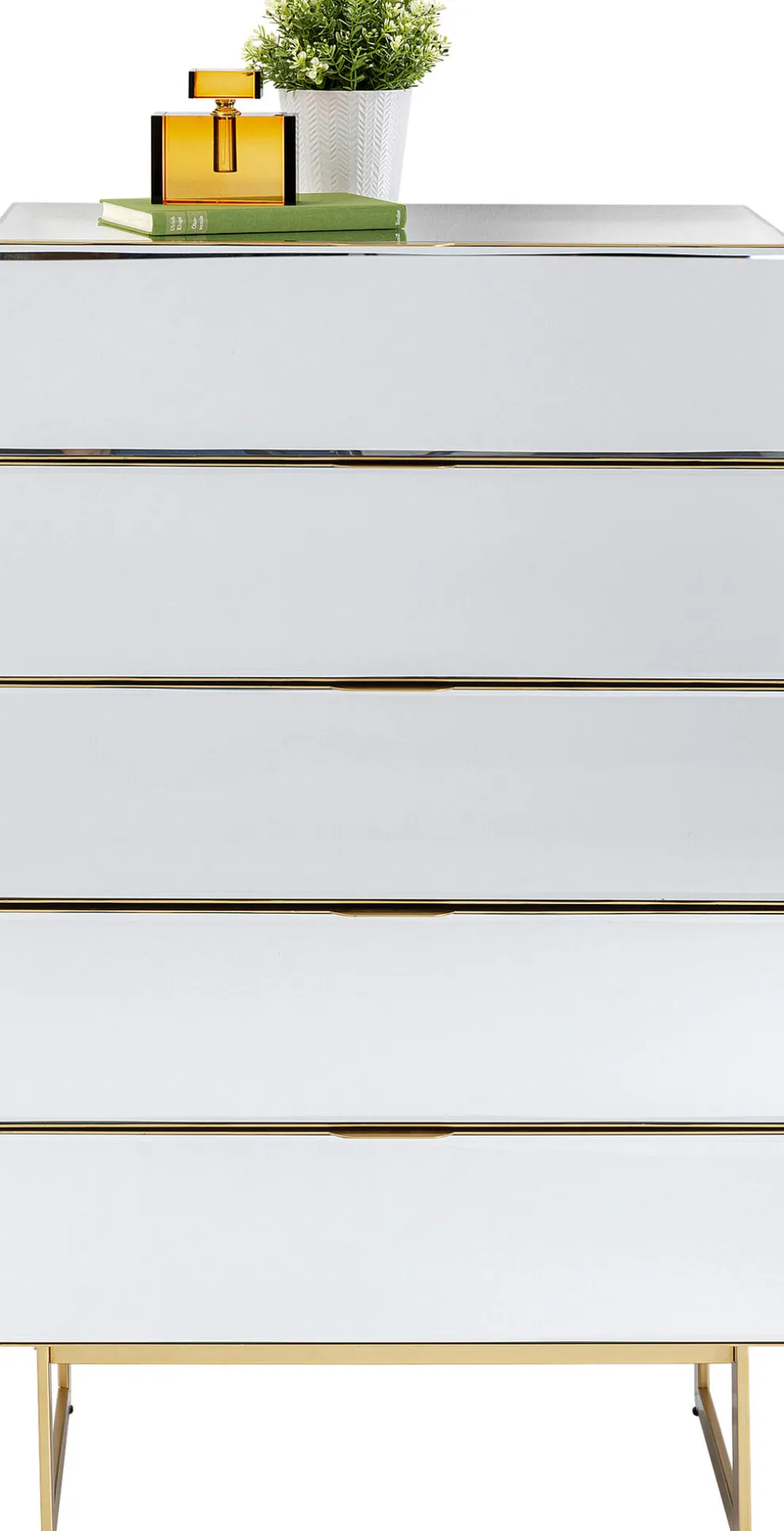 Ladekast Soran 5 Laden Gold 65x114cm