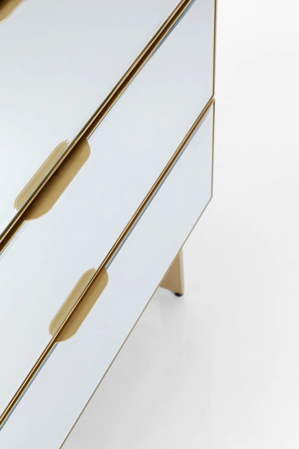 Ladekast Soran 5 Laden Gold 65x114cm