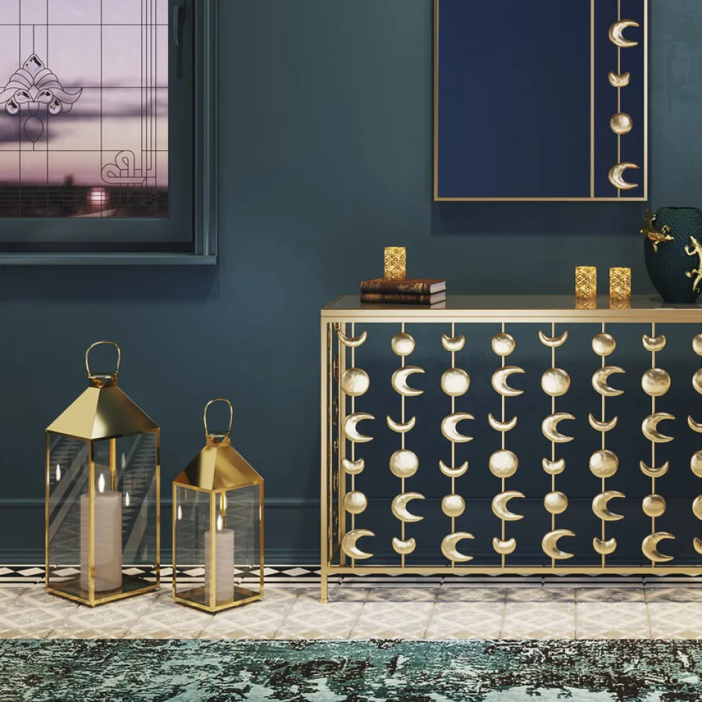 Lantaarn Giardino Goud (4-delig)